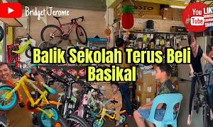 Kedai basikal di Bintulu, Malaysia