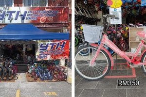 Kedai basikal di Butterworth, Malaysia