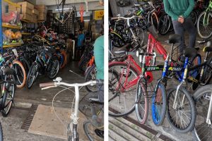 Kedai basikal di Daerah Batu Pahat, Malaysia