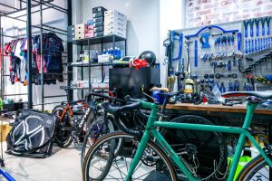 Kedai basikal di Daerah Mersing, Malaysia