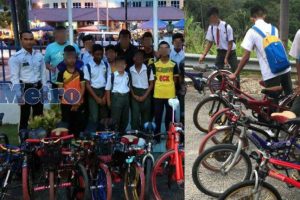Kedai basikal di Padang Mat Sirat, Malaysia